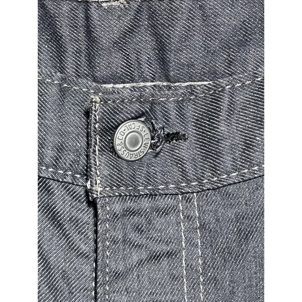 Levi Strauss 569 Gray Denim‎ Jeans Altered Jeans Check Photos For SIZE